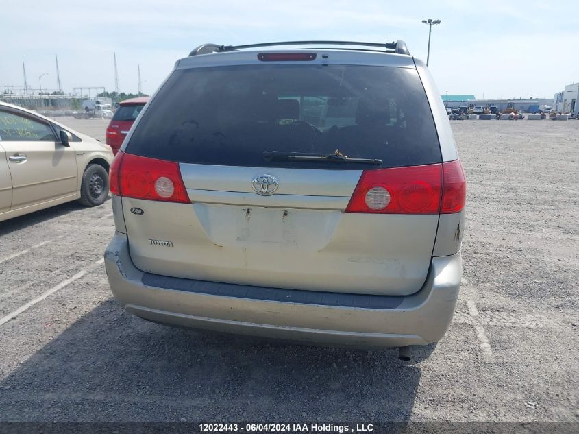 2008 Toyota Sienna VIN: 5TDZK23C68S219587 Lot: 12022443