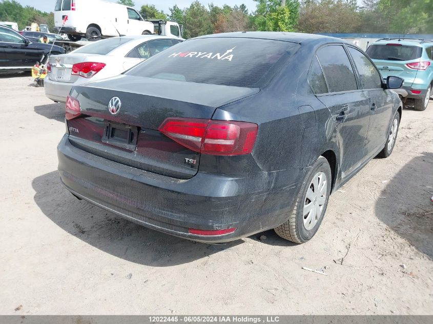 2016 Volkswagen Jetta Sedan VIN: 3VW267AJ3GM395254 Lot: 12022445