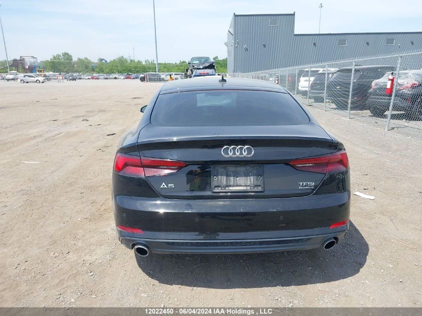 2018 Audi A5 Sportback VIN: WAUENCF59JA051582 Lot: 12022450