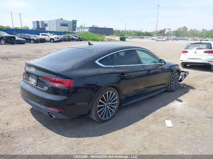 2018 Audi A5 Sportback VIN: WAUENCF59JA051582 Lot: 12022450