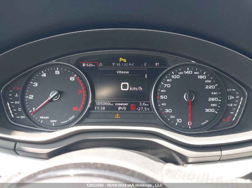 2018 Audi A5 Sportback VIN: WAUENCF59JA051582 Lot: 12022450