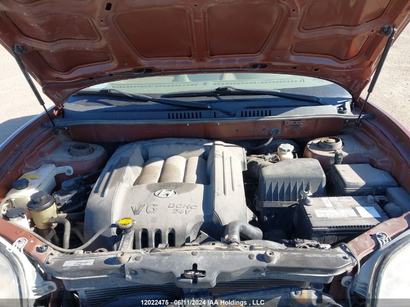 2002 Hyundai Santa Fe VIN: KM8SC73D42U266619 Lot: 12022475