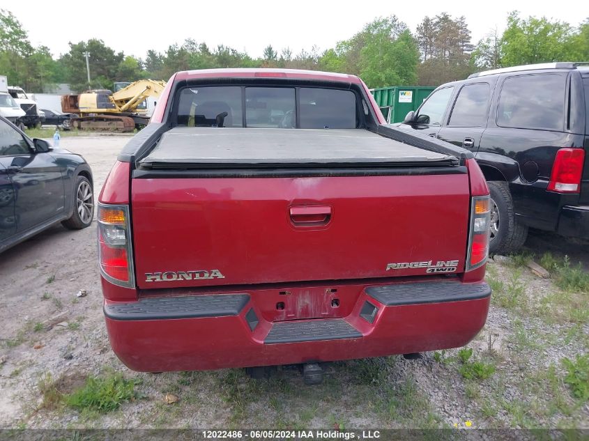 2006 Honda Ridgeline VIN: 2HJYK16526H004945 Lot: 12022486