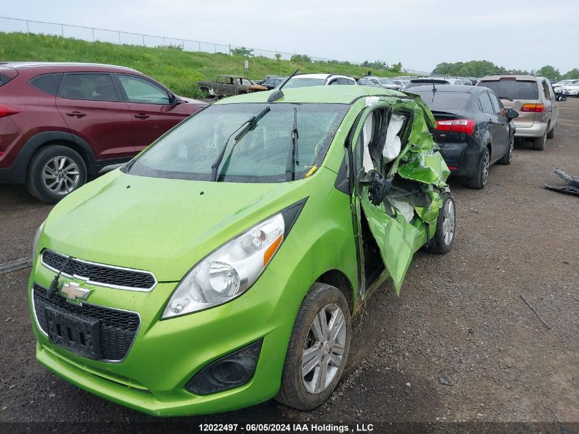 2015 Chevrolet Spark Ls VIN: KL8CB6S99FC816131 Lot: 12022497