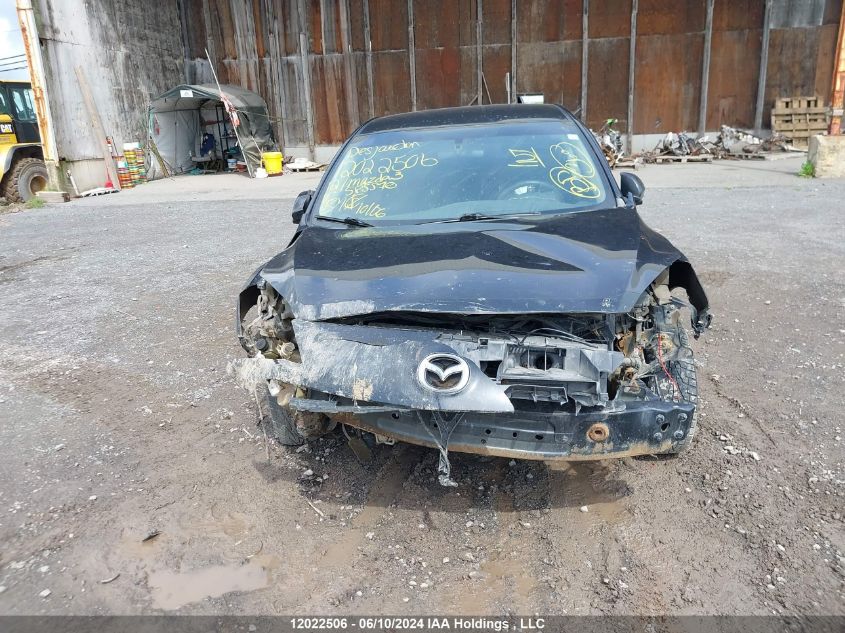 2012 Mazda 3 I VIN: JM1BL1UF0C1585570 Lot: 12022506