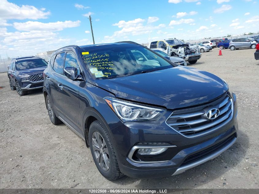 2017 Hyundai Santa Fe Sport 2.0T Limited VIN: 5XYZUDLA4HG462655 Lot: 12022508