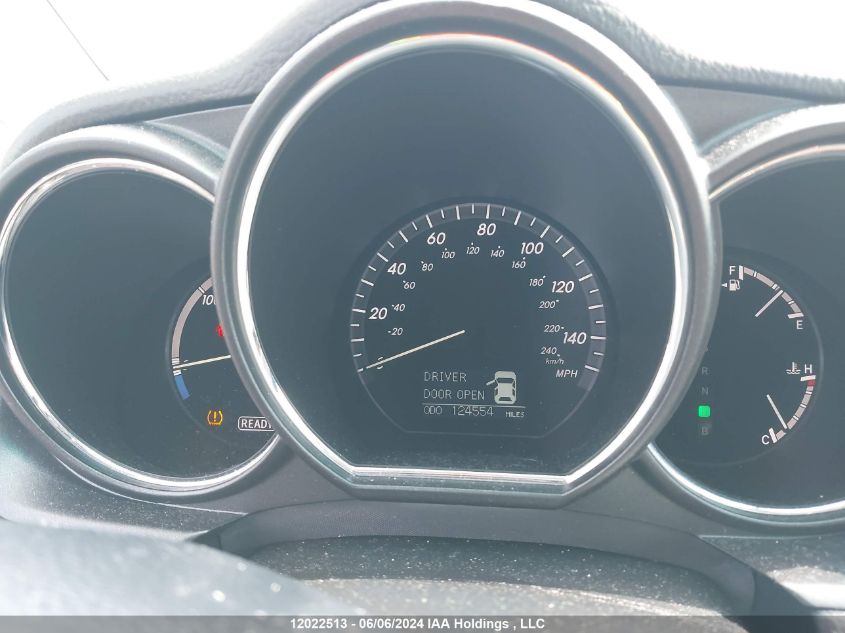 2008 Lexus Rx 400H VIN: JTJGW31UX82851574 Lot: 12022513