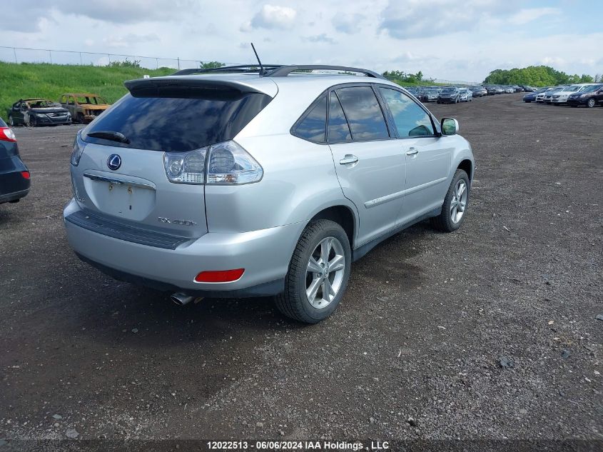 2008 Lexus Rx 400H VIN: JTJGW31UX82851574 Lot: 12022513