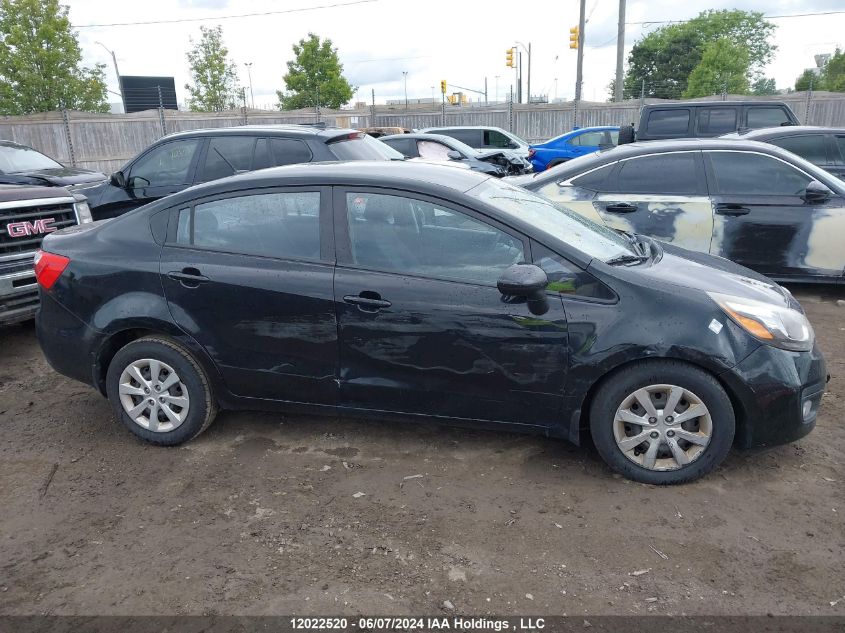 2013 Kia Rio VIN: KNADM4A39D6215947 Lot: 12022520