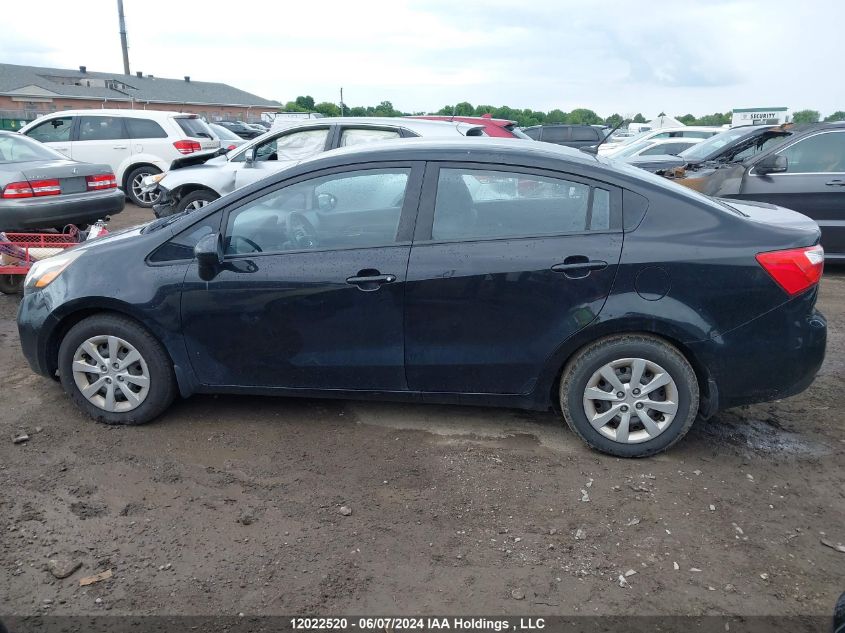 2013 Kia Rio VIN: KNADM4A39D6215947 Lot: 12022520