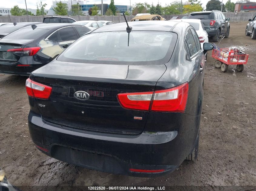 2013 Kia Rio VIN: KNADM4A39D6215947 Lot: 12022520