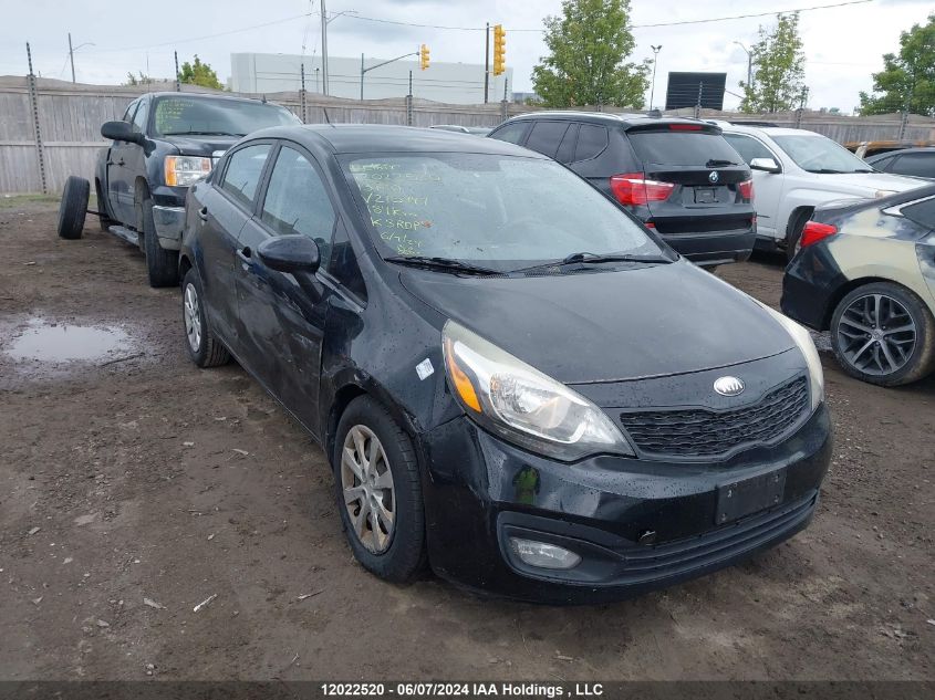 2013 Kia Rio VIN: KNADM4A39D6215947 Lot: 12022520