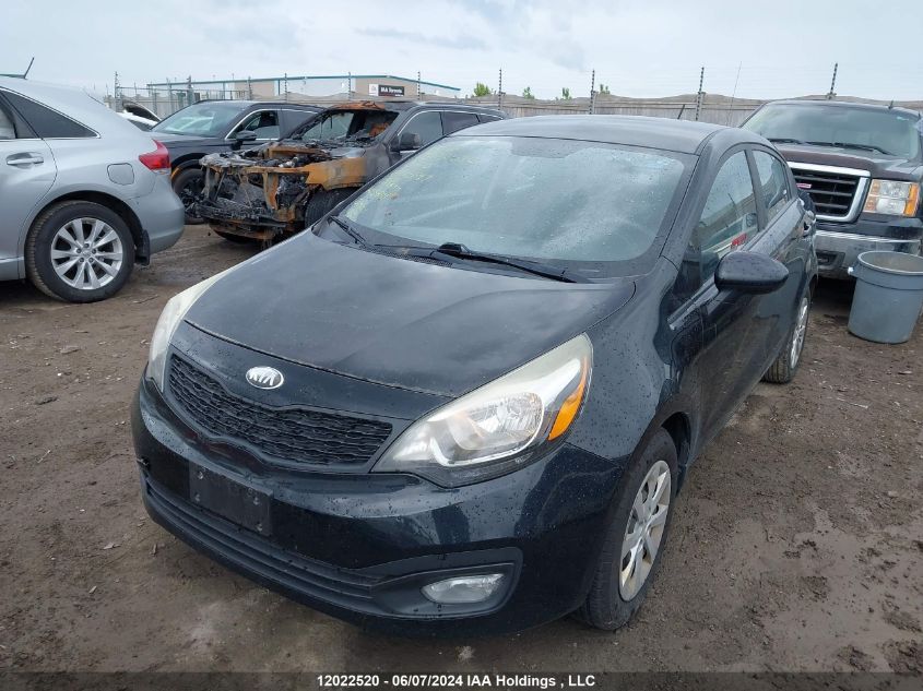 2013 Kia Rio VIN: KNADM4A39D6215947 Lot: 12022520