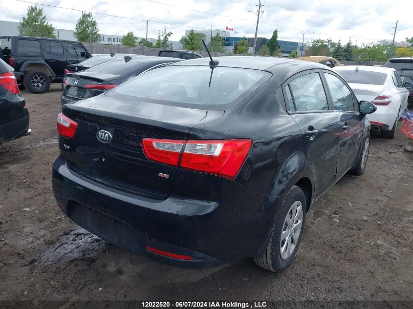 2013 Kia Rio VIN: KNADM4A39D6215947 Lot: 12022520