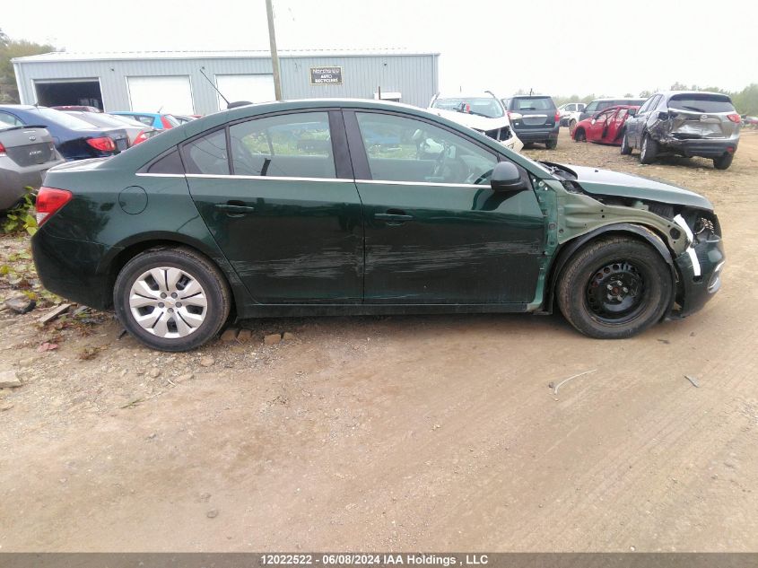 2015 Chevrolet Cruze VIN: 1G1PC5SB3F7116500 Lot: 12022522