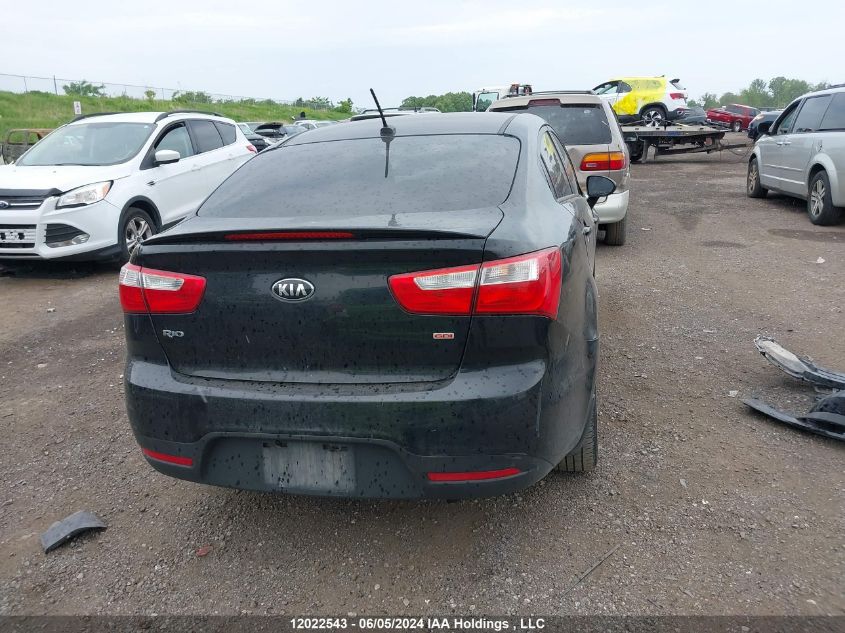 2015 Kia Rio VIN: KNADM4A30F6433410 Lot: 12022543