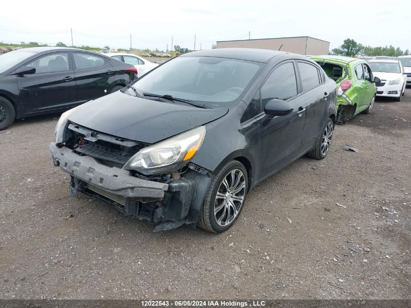 2015 Kia Rio VIN: KNADM4A30F6433410 Lot: 12022543