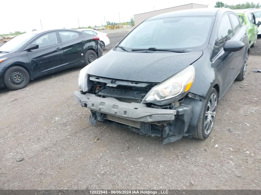 2015 Kia Rio VIN: KNADM4A30F6433410 Lot: 12022543