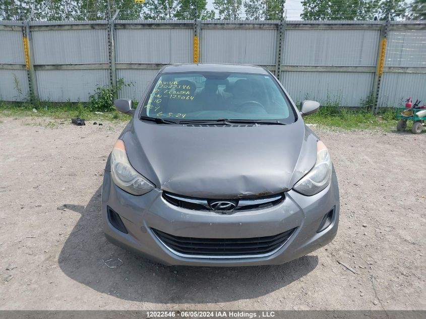 2012 Hyundai Elantra Gl VIN: 5NPDH4AE9CH125064 Lot: 12022546