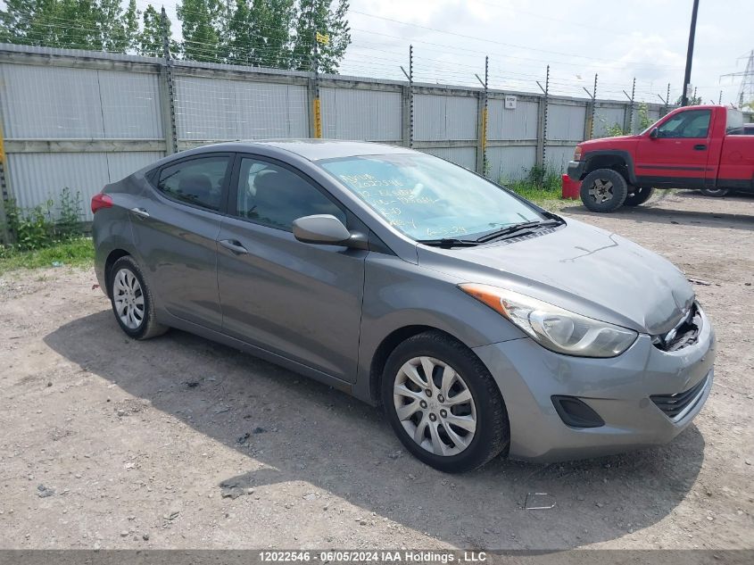 2012 Hyundai Elantra Gl VIN: 5NPDH4AE9CH125064 Lot: 12022546