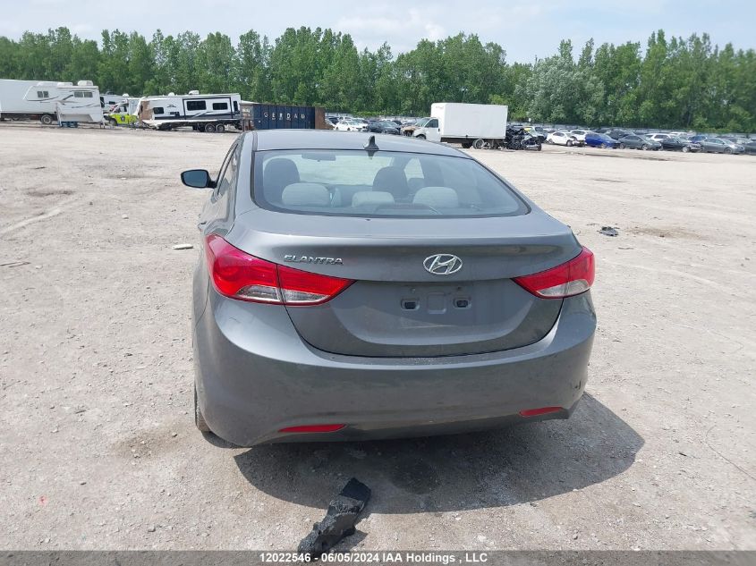 2012 Hyundai Elantra Gl VIN: 5NPDH4AE9CH125064 Lot: 12022546