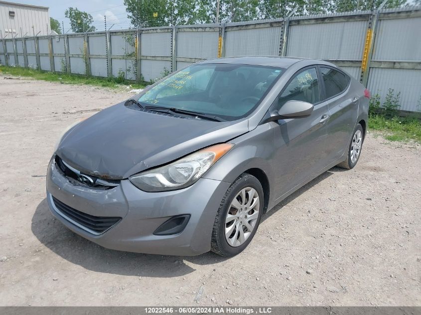 2012 Hyundai Elantra Gl VIN: 5NPDH4AE9CH125064 Lot: 12022546