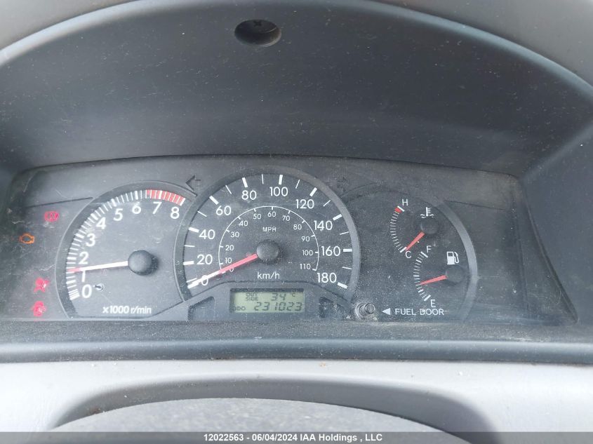 2003 Toyota Corolla Ce/Le/S VIN: 2T1BR32E93C753495 Lot: 12022563