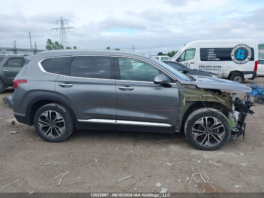 2019 Hyundai Santa Fe Ultimate 2.0 VIN: 5NMS5CAA9KH124337 Lot: 12022567