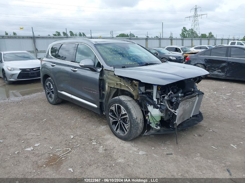 2019 Hyundai Santa Fe Ultimate 2.0 VIN: 5NMS5CAA9KH124337 Lot: 12022567