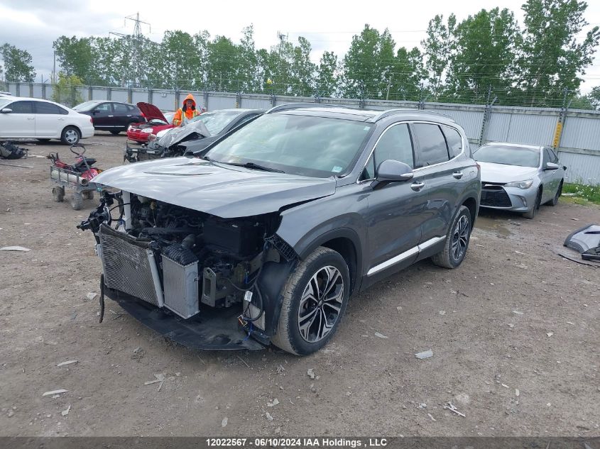 2019 Hyundai Santa Fe Ultimate 2.0 VIN: 5NMS5CAA9KH124337 Lot: 12022567