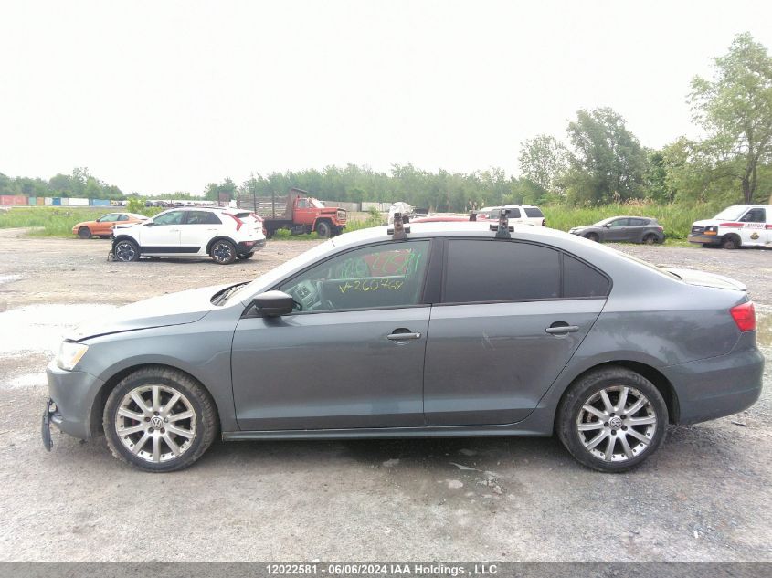 2013 Volkswagen Jetta S VIN: 3VW2K7AJXDM260764 Lot: 12022581