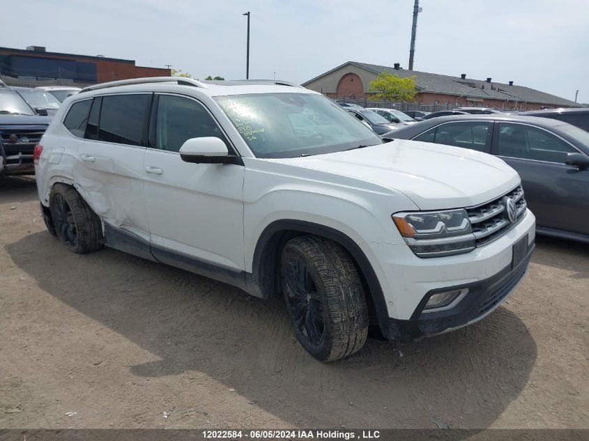 2019 Volkswagen Atlas VIN: 1V2NR2CA1KC575851 Lot: 12022584