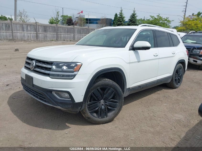 2019 Volkswagen Atlas VIN: 1V2NR2CA1KC575851 Lot: 12022584