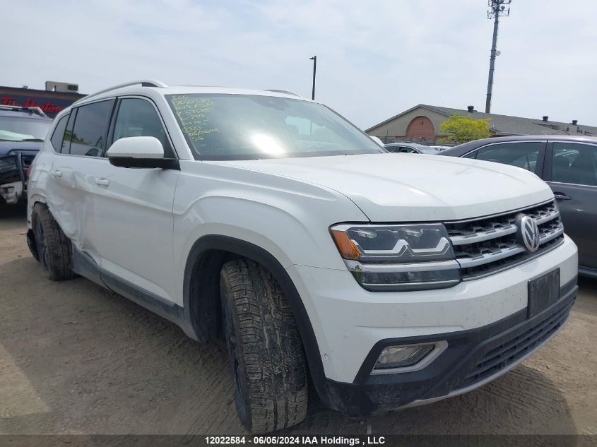 2019 Volkswagen Atlas VIN: 1V2NR2CA1KC575851 Lot: 12022584