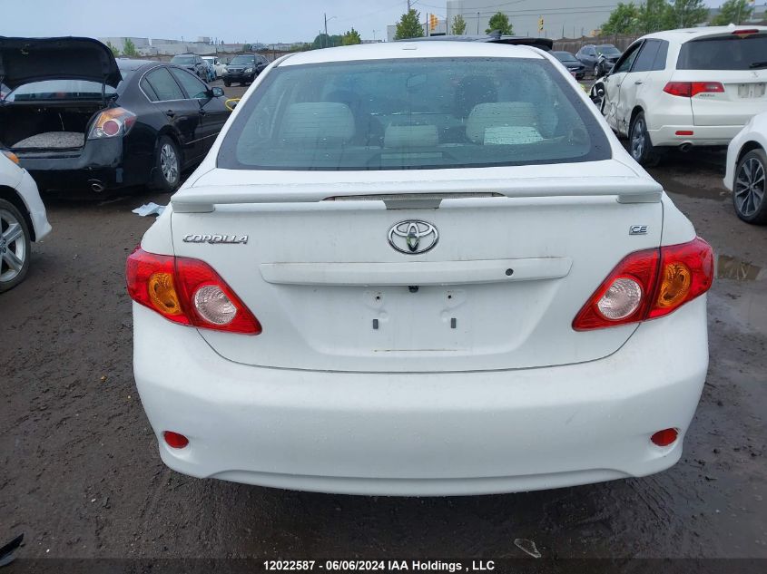 2010 Toyota Corolla Le VIN: 2T1BU4EE3AC199299 Lot: 12022587