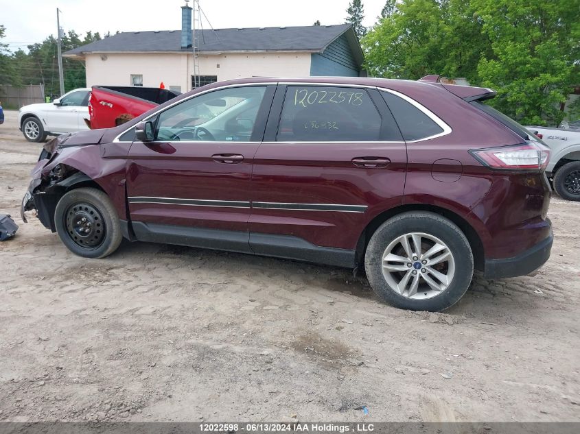 2017 Ford Edge Sel VIN: 2FMPK3J81HBC56832 Lot: 12022598