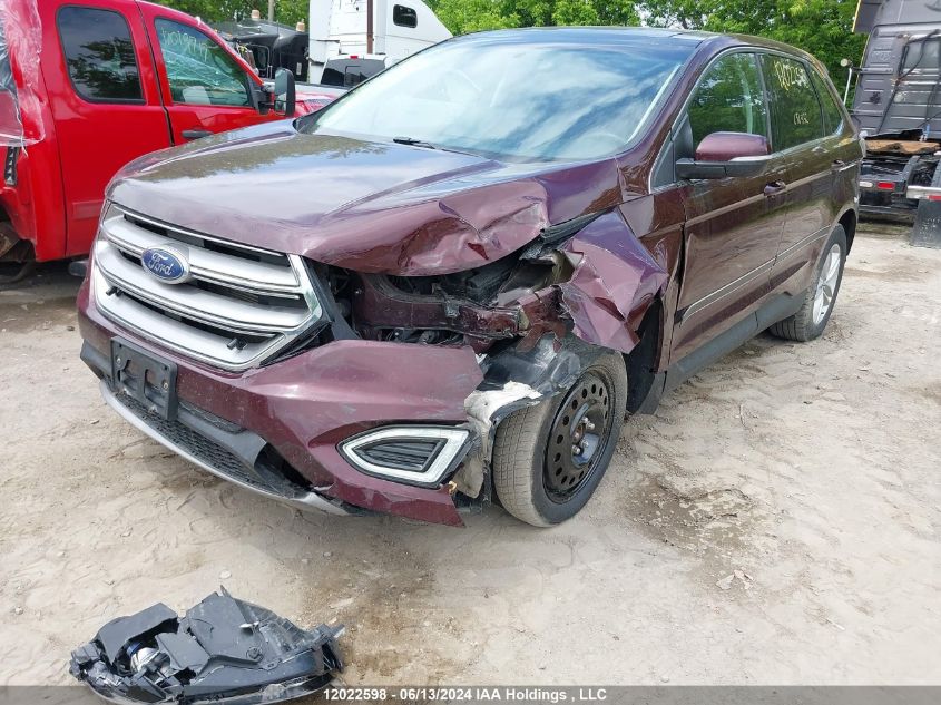 2017 Ford Edge Sel VIN: 2FMPK3J81HBC56832 Lot: 12022598