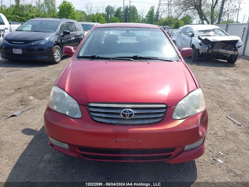 2003 Toyota Corolla Ce/Le/S VIN: 2T1BR32E73C765094 Lot: 12022599