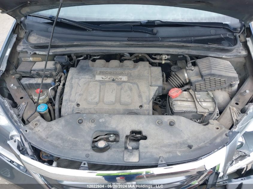 2010 Honda Odyssey Touring VIN: 5FNRL3H88AB505619 Lot: 12022604