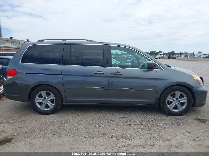 2010 Honda Odyssey Touring VIN: 5FNRL3H88AB505619 Lot: 12022604