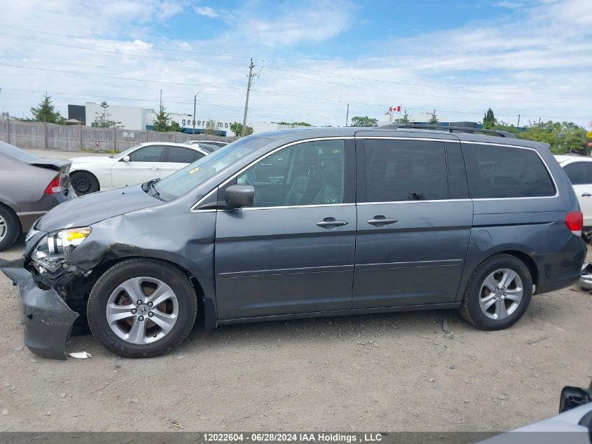 2010 Honda Odyssey Touring VIN: 5FNRL3H88AB505619 Lot: 12022604