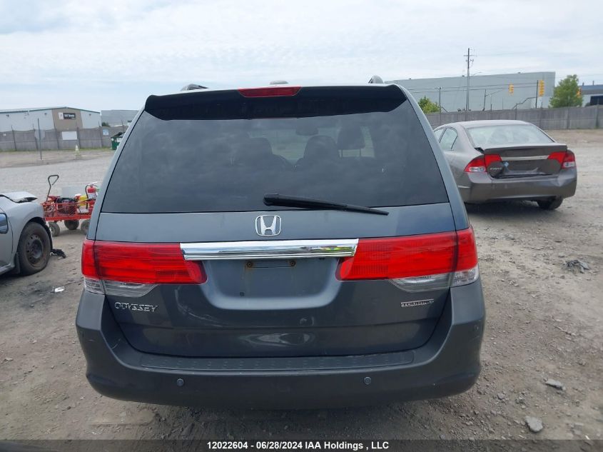 2010 Honda Odyssey Touring VIN: 5FNRL3H88AB505619 Lot: 12022604