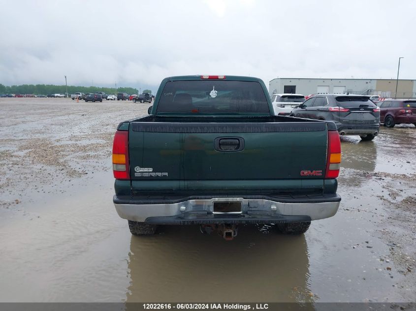 2001 GMC Sierra 1500 VIN: 2GTEK19T611173921 Lot: 12022616