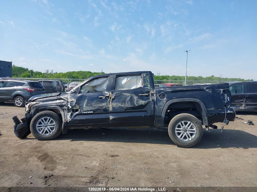 2022 Toyota Tundra Crewmax Sr/Crewmax Sr5 VIN: 5TFLA5DB6NX034011 Lot: 12022619