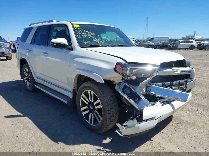 2017 Toyota 4Runner Sr5 Prem/Ltdl/Trail/Trd VIN: JTEBU5JRXH5421595 Lot: 12022632