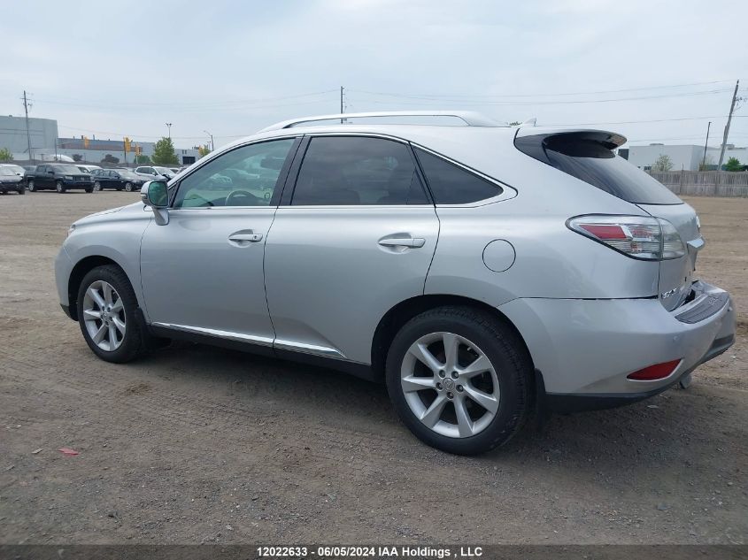 2010 Lexus Rx 350 VIN: 2T2BK1BA2AC009722 Lot: 12022633