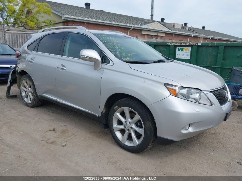 2010 Lexus Rx 350 VIN: 2T2BK1BA2AC009722 Lot: 12022633