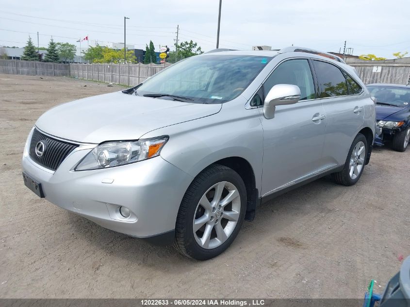 2010 Lexus Rx 350 VIN: 2T2BK1BA2AC009722 Lot: 12022633