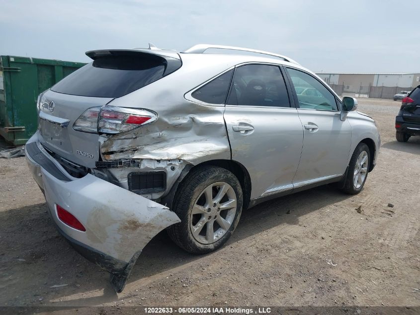 2010 Lexus Rx 350 VIN: 2T2BK1BA2AC009722 Lot: 12022633