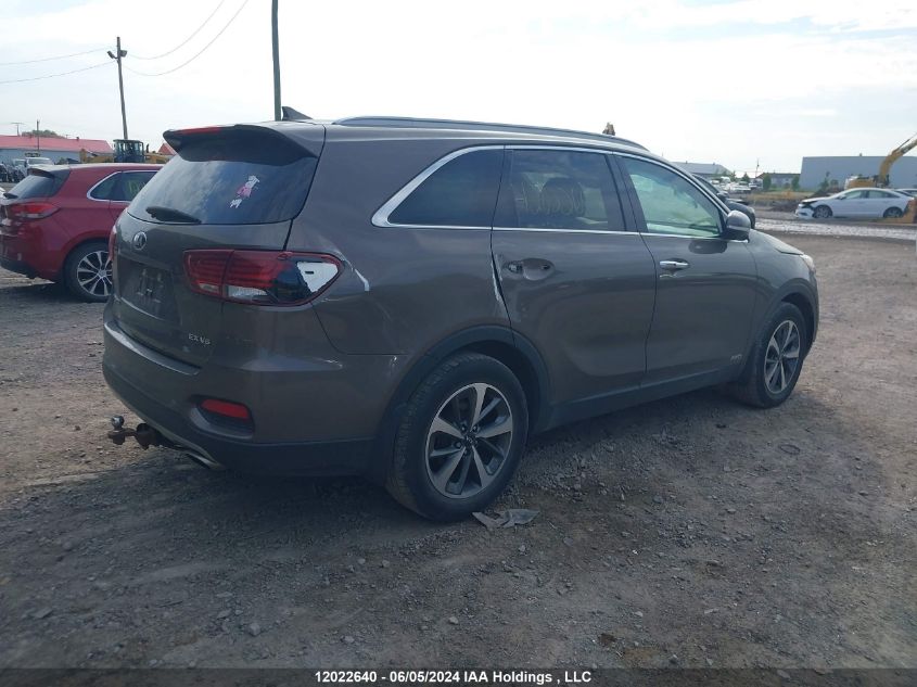 2019 Kia Sorento VIN: 5XYPHDA55KG587625 Lot: 12022640